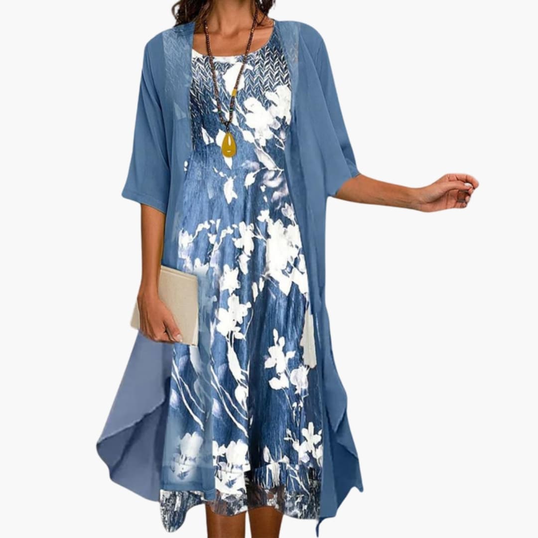 Fiona Women's Floral Maxi Dress | Soft Fabric, Plus Size Available 0