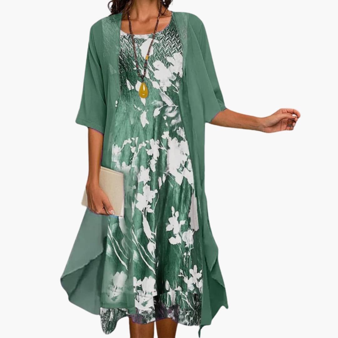 Fiona Women's Floral Maxi Dress | Soft Fabric, Plus Size Available 1