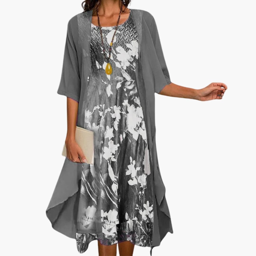 Fiona Women's Floral Maxi Dress | Soft Fabric, Plus Size Available 2