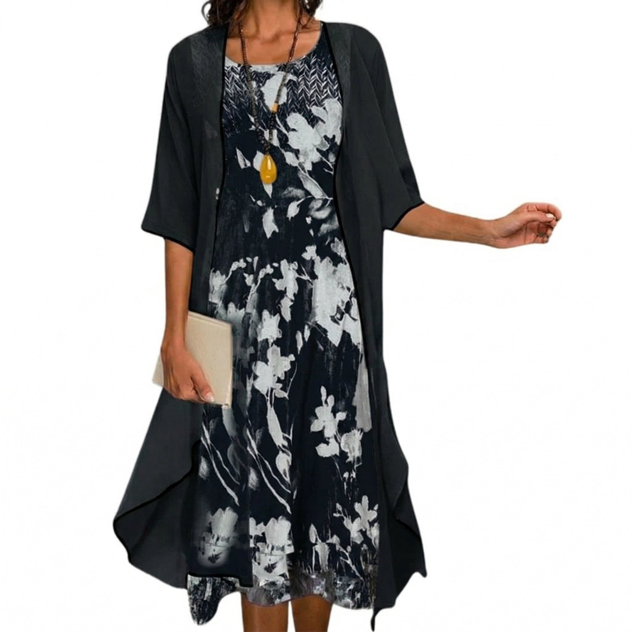 Fiona Women's Floral Maxi Dress | Soft Fabric, Plus Size Available 3