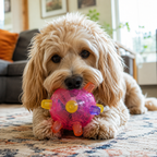 Interactive Jumping Dog Toy Ball with LED Lights for Playtime