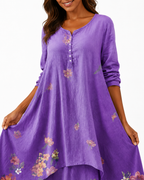 Lina Women's Dress | A-Line Mid-Length with Side Pockets, Casual 033