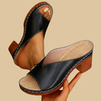 Lina Women's Sandals | Orthopedic Support, Thick Heel 4