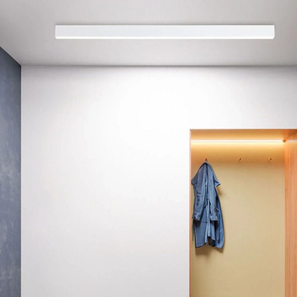 Linear Outdoor LED Ceiling Light - IP65 Waterproof Dimmable Bar Light with Remote