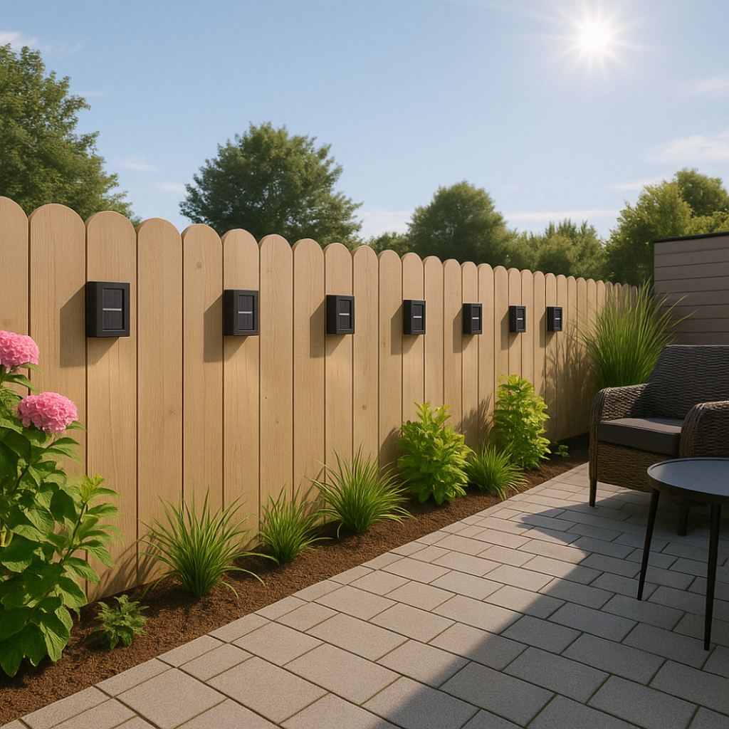 Luminexia Solar LED Wall Light - IP65 Waterproof Outdoor Garden Sconce