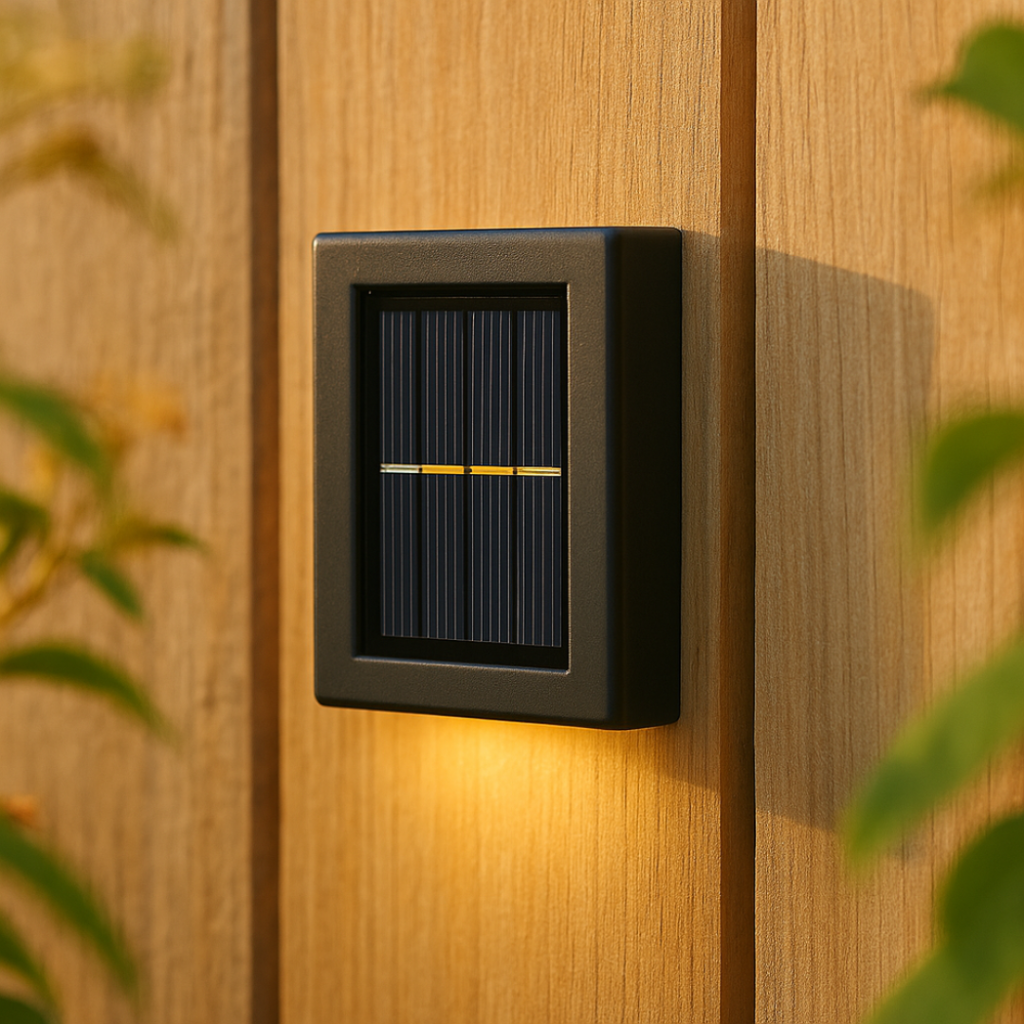 Luminexia Solar LED Wall Light - IP65 Waterproof Outdoor Garden Sconce