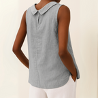Mara Women's Sleeveless Crop Top | Lightweight Fabric, Elegant Design 1