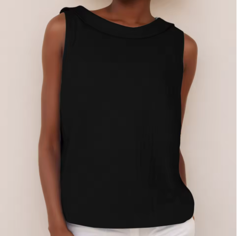 Mara Women's Sleeveless Crop Top | Lightweight Fabric, Elegant Design 7