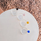 Mediterranean Glassware Drinking Glasses with Ergonomic Handle – 110 ml Coffee and Tea Glass, Minimalist Design 3