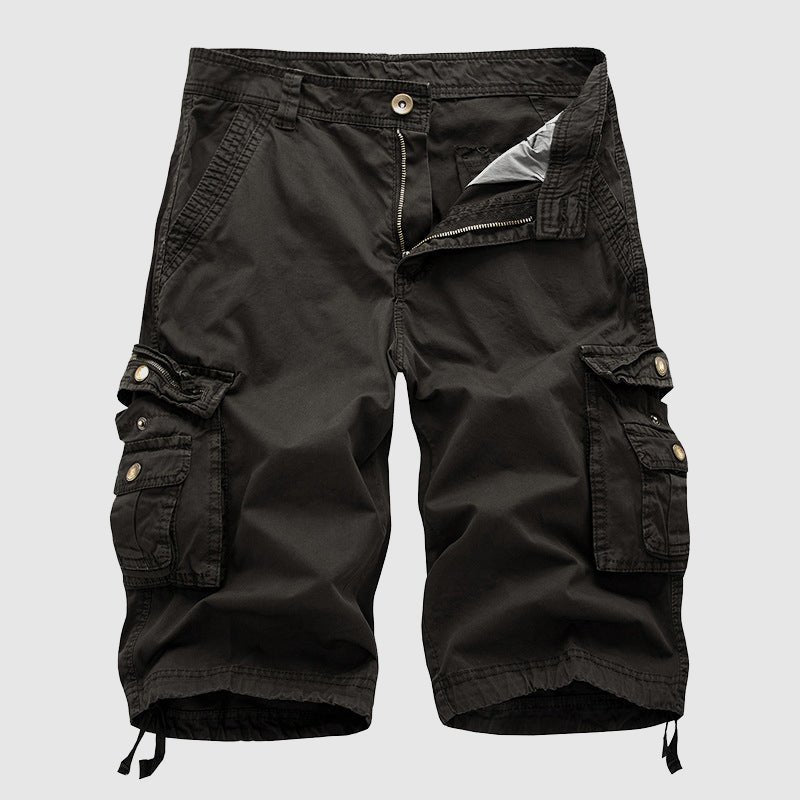 Men's Cargo Shorts in Ripstop Fabric with Multi-Pocket Design for Outdoor Activities 4