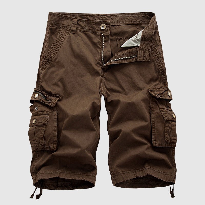 Men's Cargo Shorts in Ripstop Fabric with Multi-Pocket Design for Outdoor Activities 5