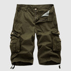 Men's Cargo Shorts in Ripstop Fabric with Multi-Pocket Design for Outdoor Activities 7