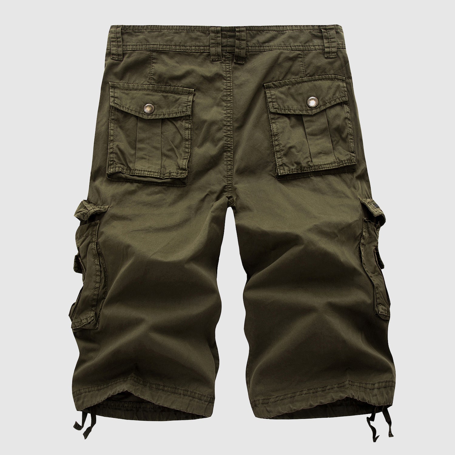 Men's Cargo Shorts in Ripstop Fabric with Multi-Pocket Design for Outdoor Activities 9