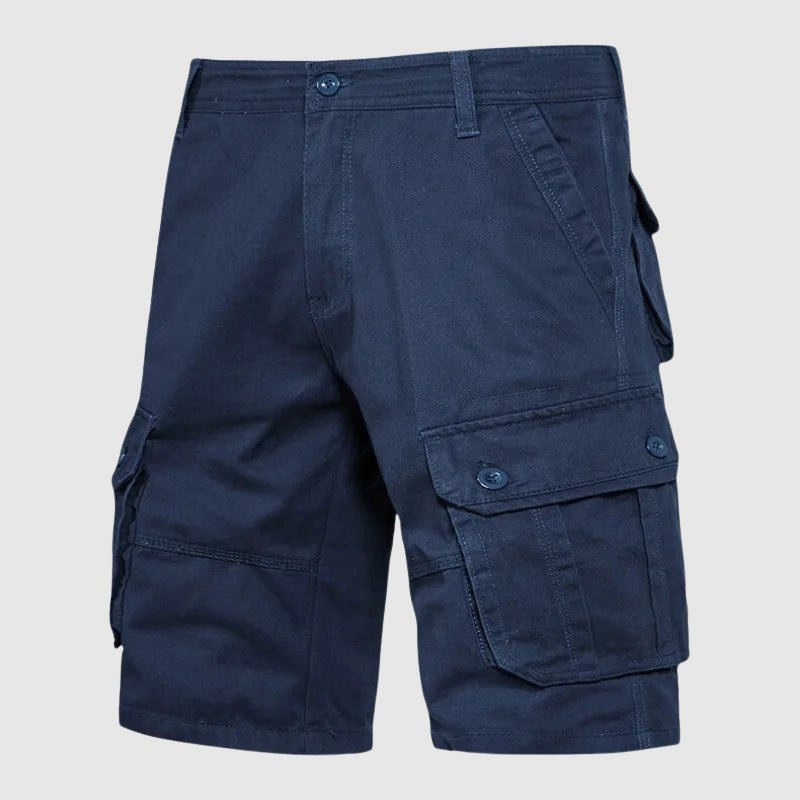 Men's Cargo Shorts with Utility Pockets and Military Design for Summer Outdoor Activities 6