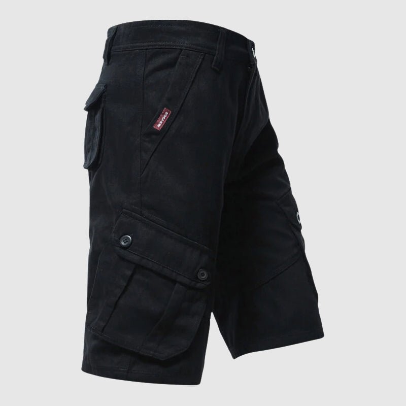 Men's Cargo Shorts with Utility Pockets and Military Design for Summer Outdoor Activities 8