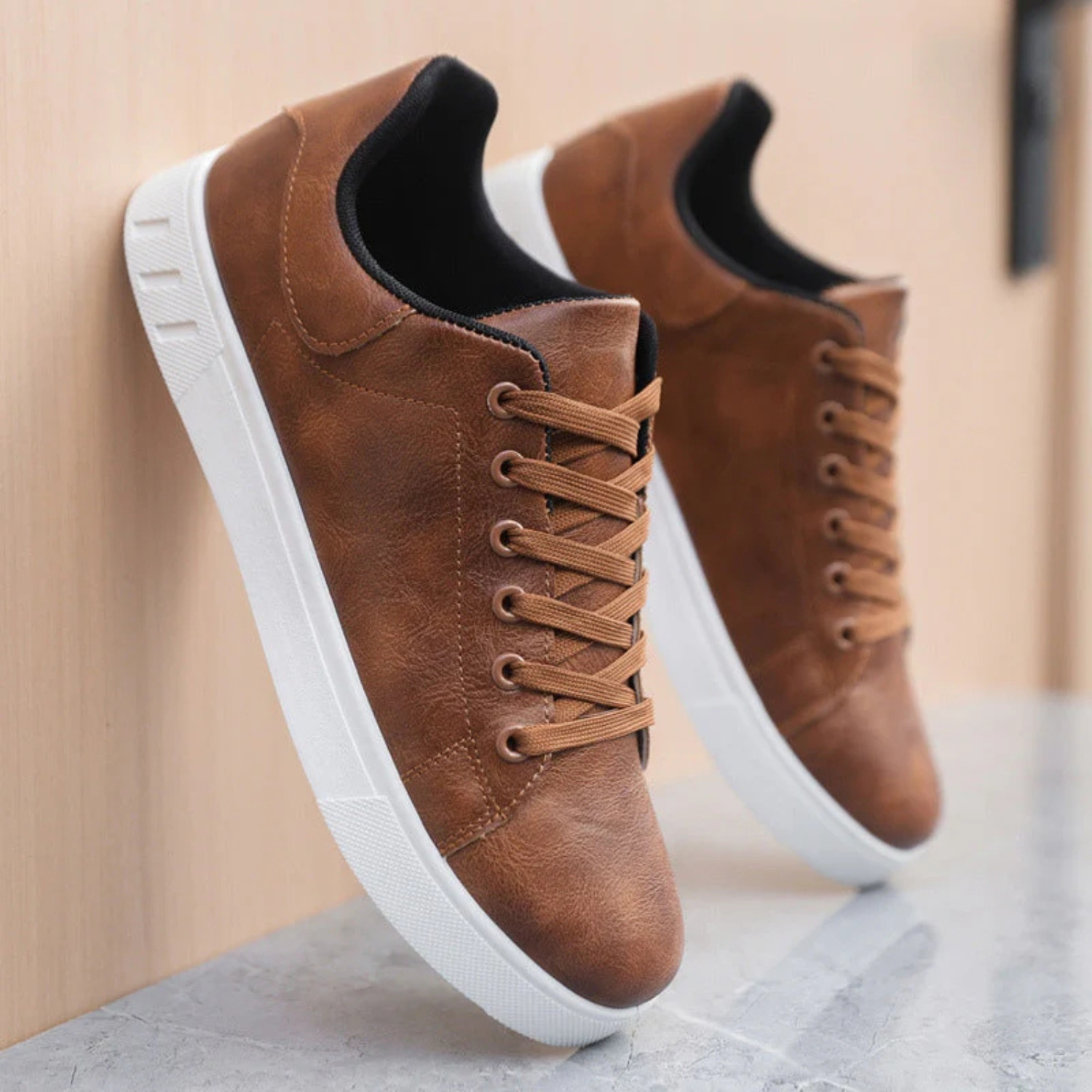 Men's Casual Low Top Sneakers with Lace-Up Design and Cushioned Sole 6