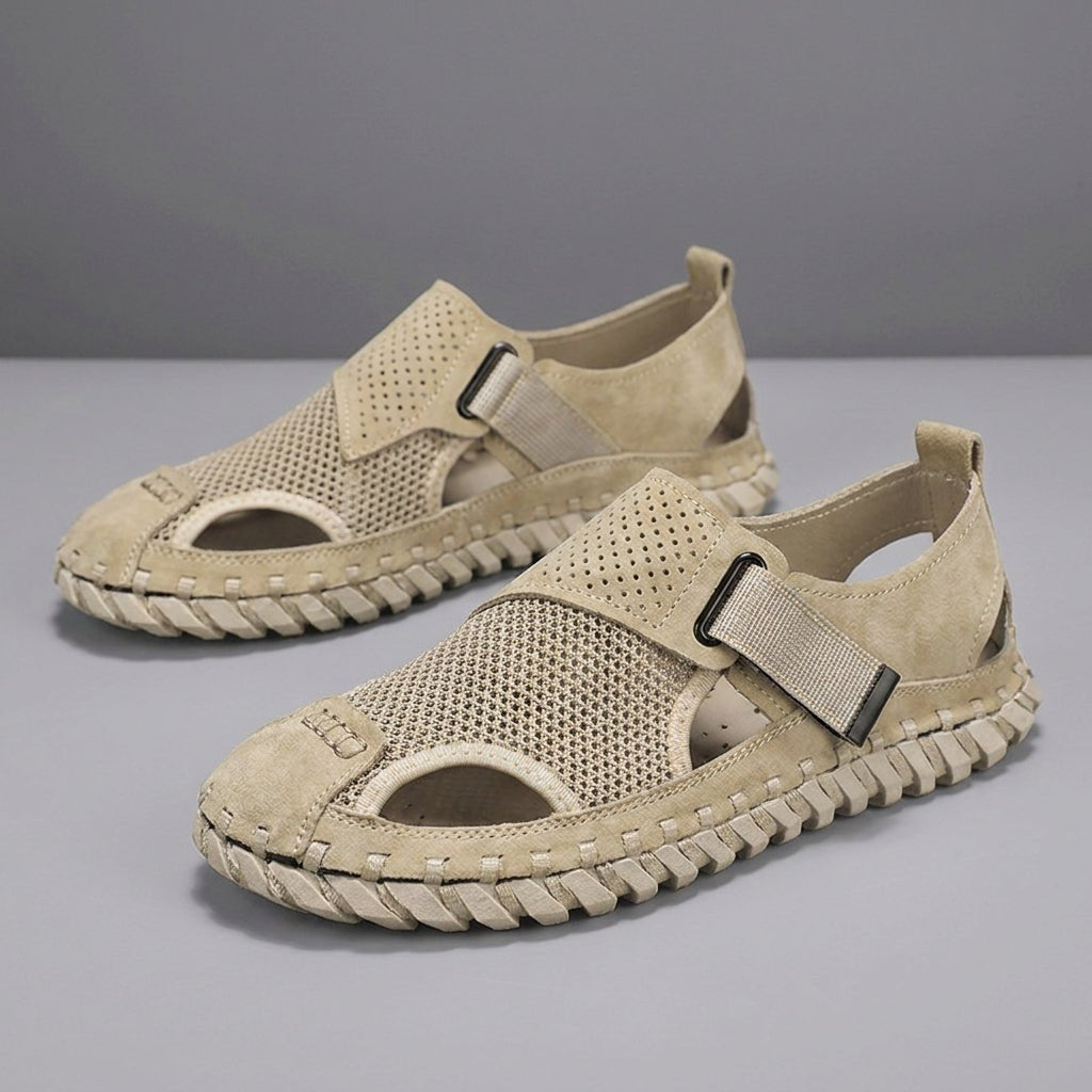 Men’s Closed-Toe Fisherman Sandals in Premium Leather with Breathable Design 4