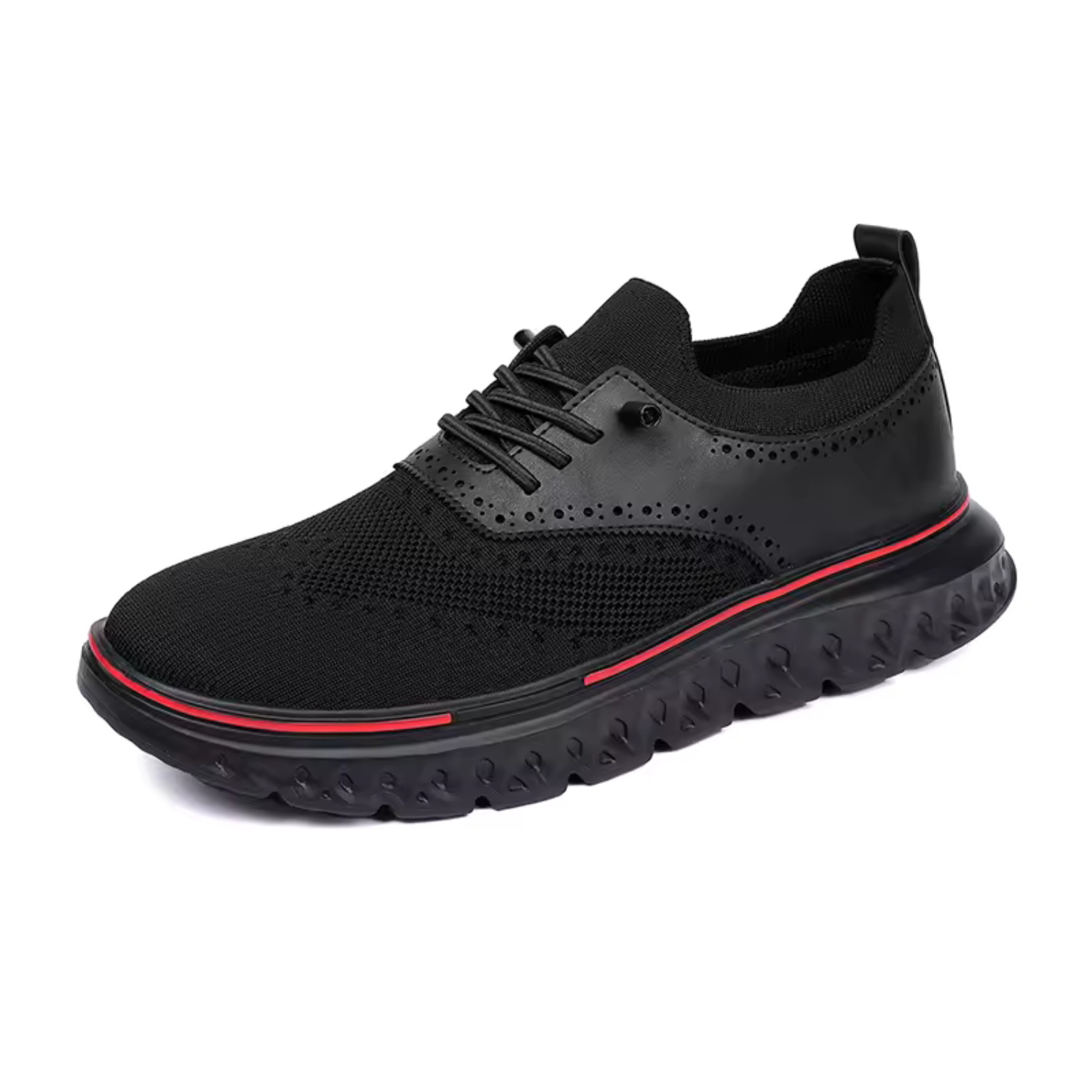 Men’s Extra Wide Walking Shoes with Breathable Knit Upper and Cushioned Insole 1