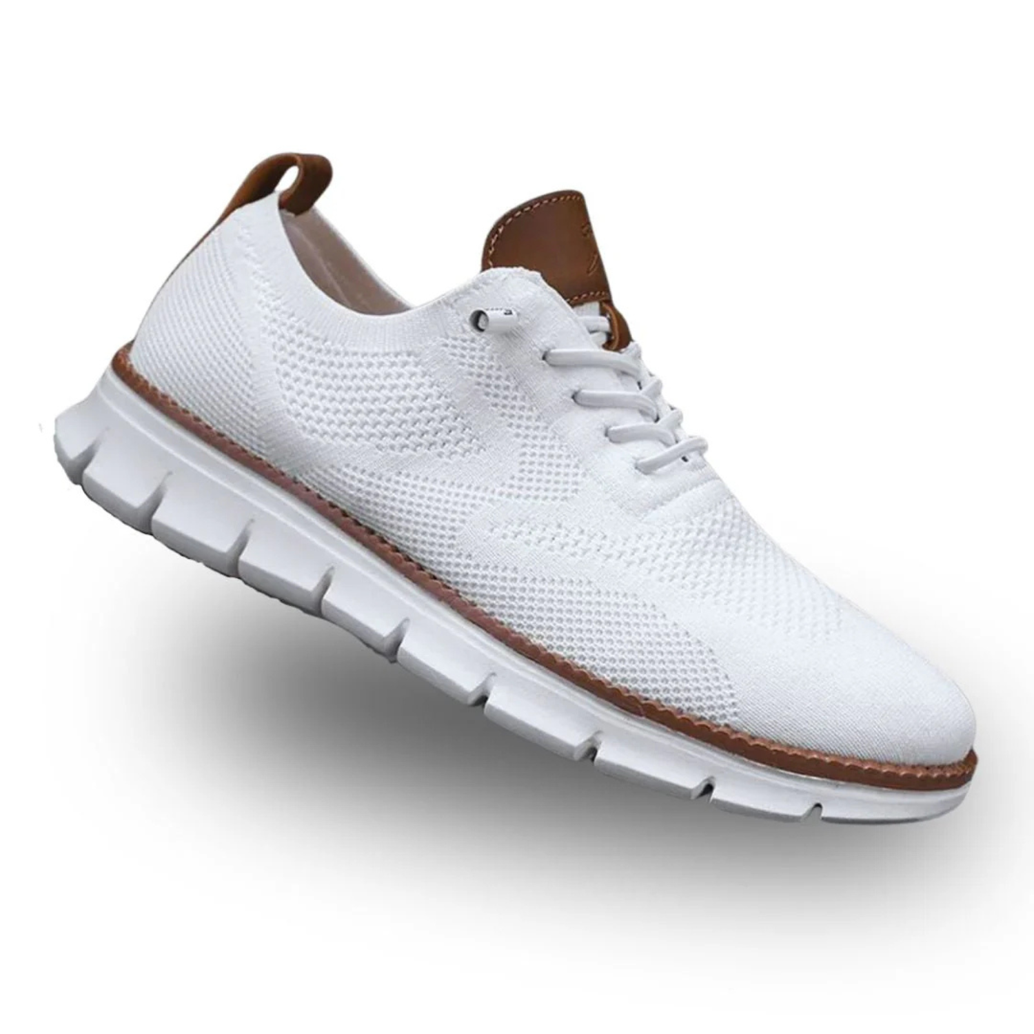 Men's Lightweight Casual Trainers with Breathable Knit Upper and Flexible Fit 0