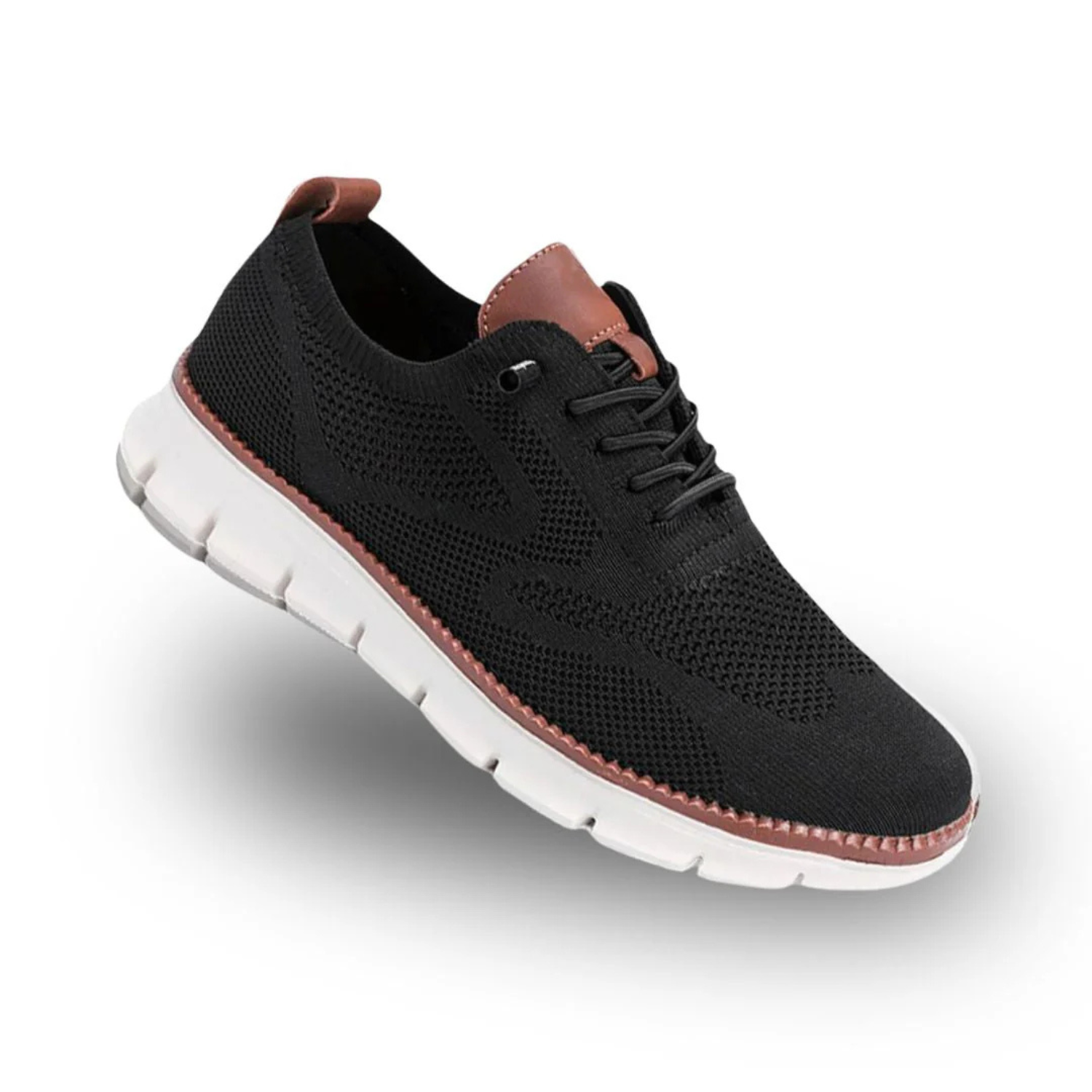 Men's Lightweight Casual Trainers with Breathable Knit Upper and Flexible Fit 1