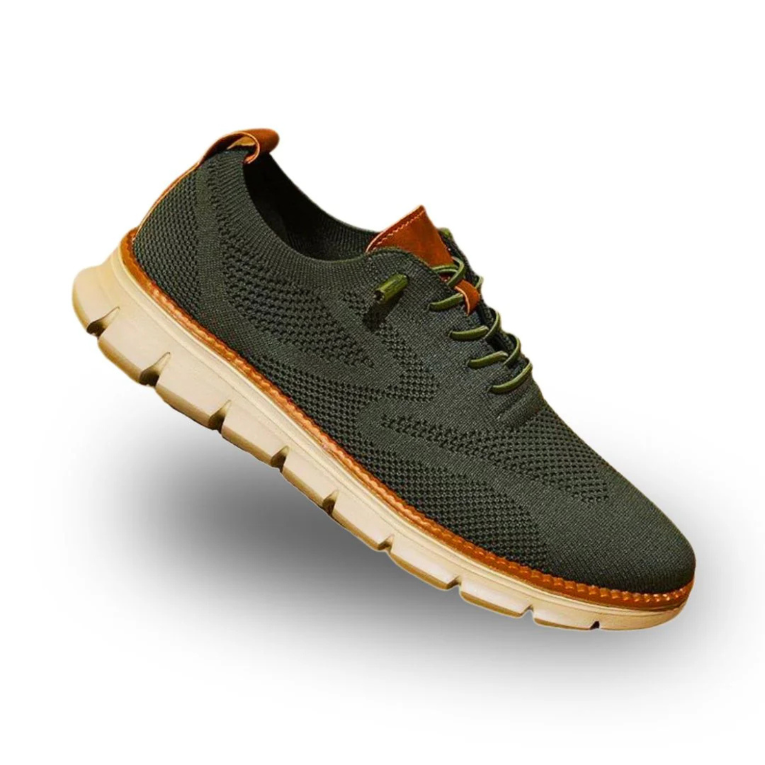 Men's Lightweight Casual Trainers with Breathable Knit Upper and Flexible Fit 2