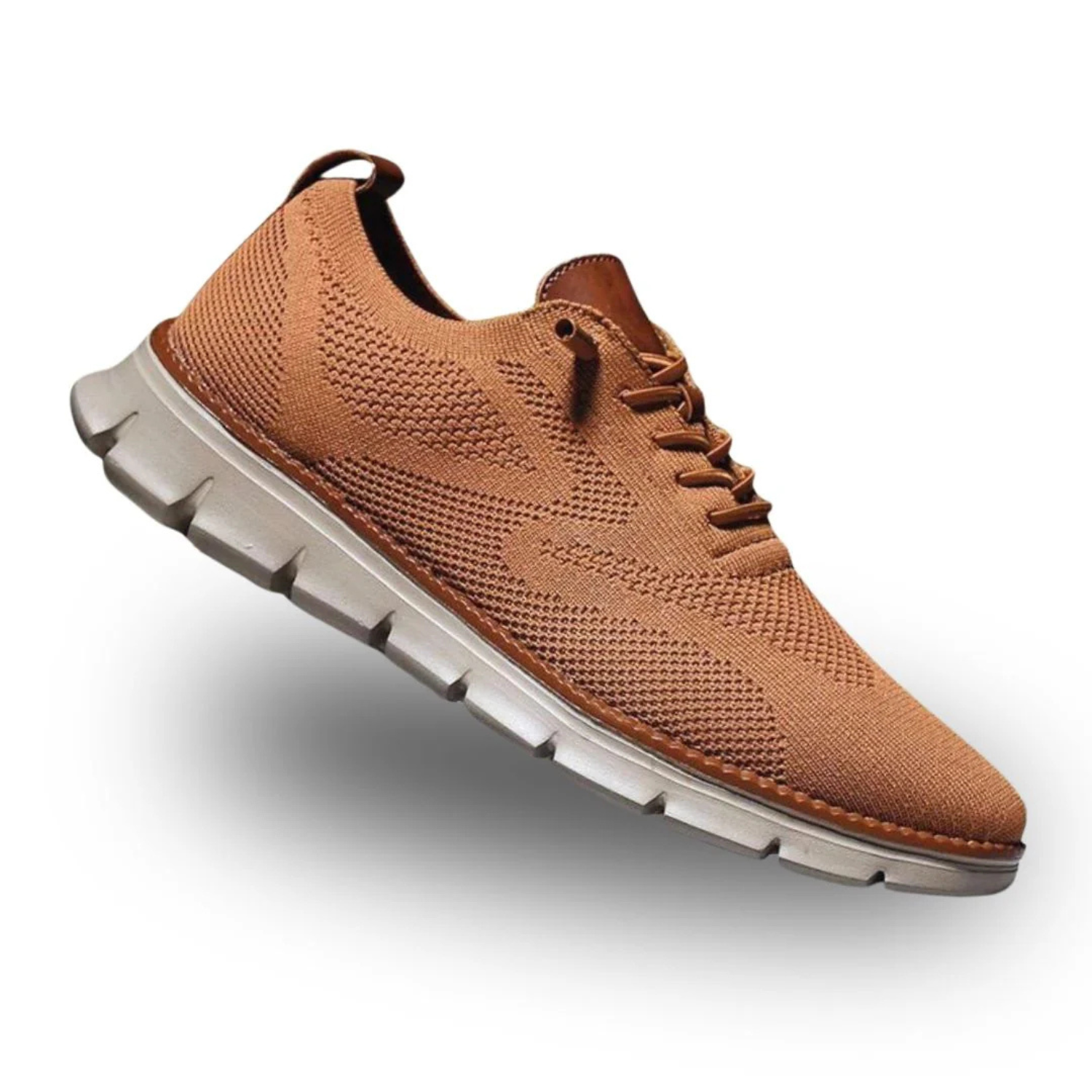 Men's Lightweight Casual Trainers with Breathable Knit Upper and Flexible Fit 4