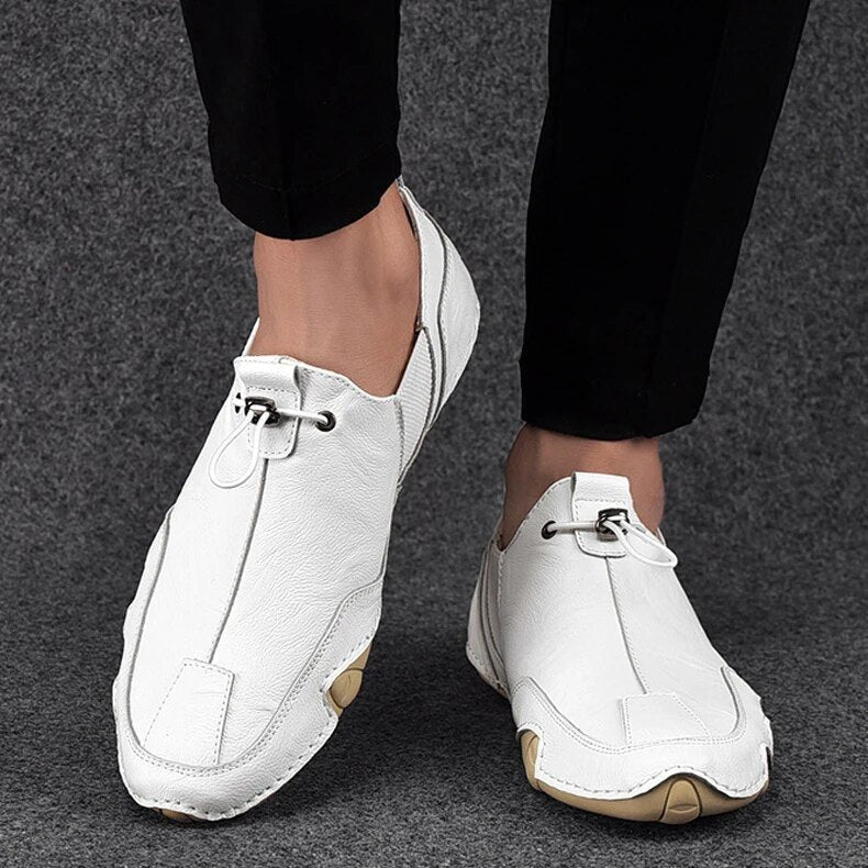 Men's Slip-On Loafers in Canvas with Adjustable Toggle Closure 3