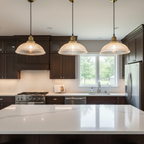 Modern Glass Aura Pendant Ceiling Lamp - Dimmable 8W LED, Adjustable Hanging Wire