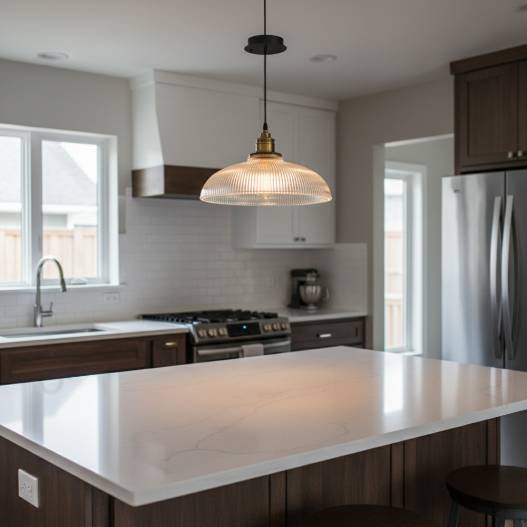 Modern Glass Aura Pendant Ceiling Lamp - Dimmable 8W LED, Adjustable Hanging Wire