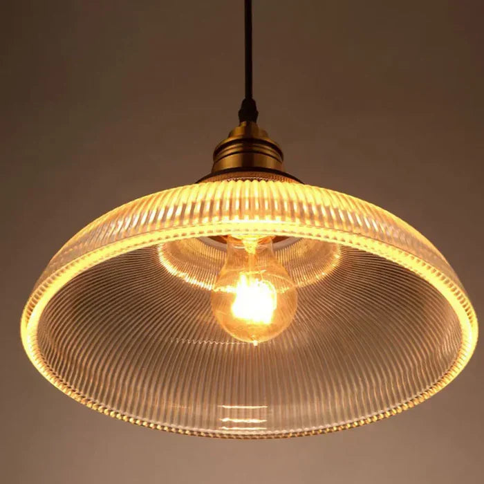 Modern Glass Aura Pendant Ceiling Lamp - Dimmable 8W LED, Adjustable Hanging Wire