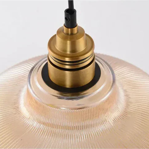 Modern Glass Aura Pendant Ceiling Lamp - Dimmable 8W LED, Adjustable Hanging Wire