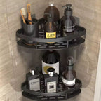 Modern Wall-Mounted Shower Caddy with Adjustable Hook - Durable Aluminium Shower Storage Shelf for Bathroom Essentials 5