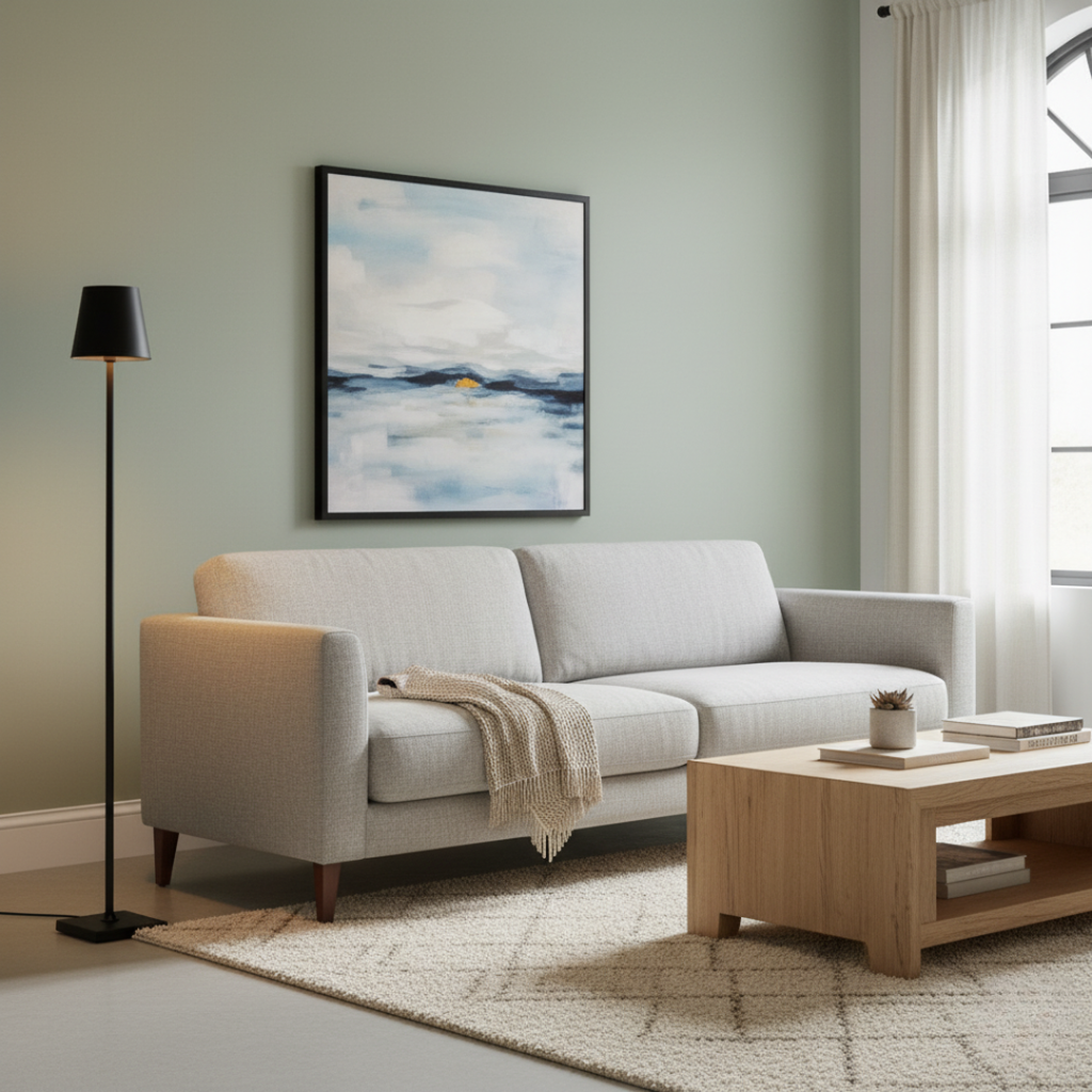 MotusLux Rechargeable Wireless Floor Lamp - Dimmable LED Aluminum Standing Light