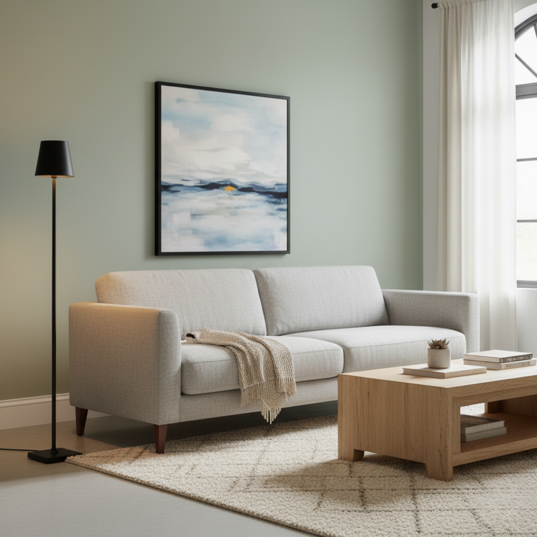 MotusLux Rechargeable Wireless Floor Lamp - Dimmable LED Aluminum Standing Light