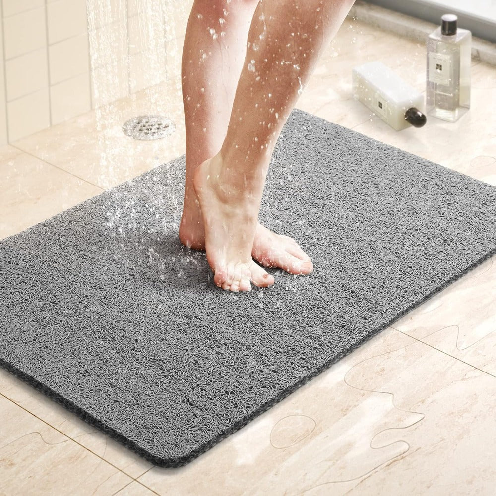 Non-Slip Bath Mat with Microban Technology – Soft Shower Mat for Enhanced Safety and Comfort, Customizable Size 1