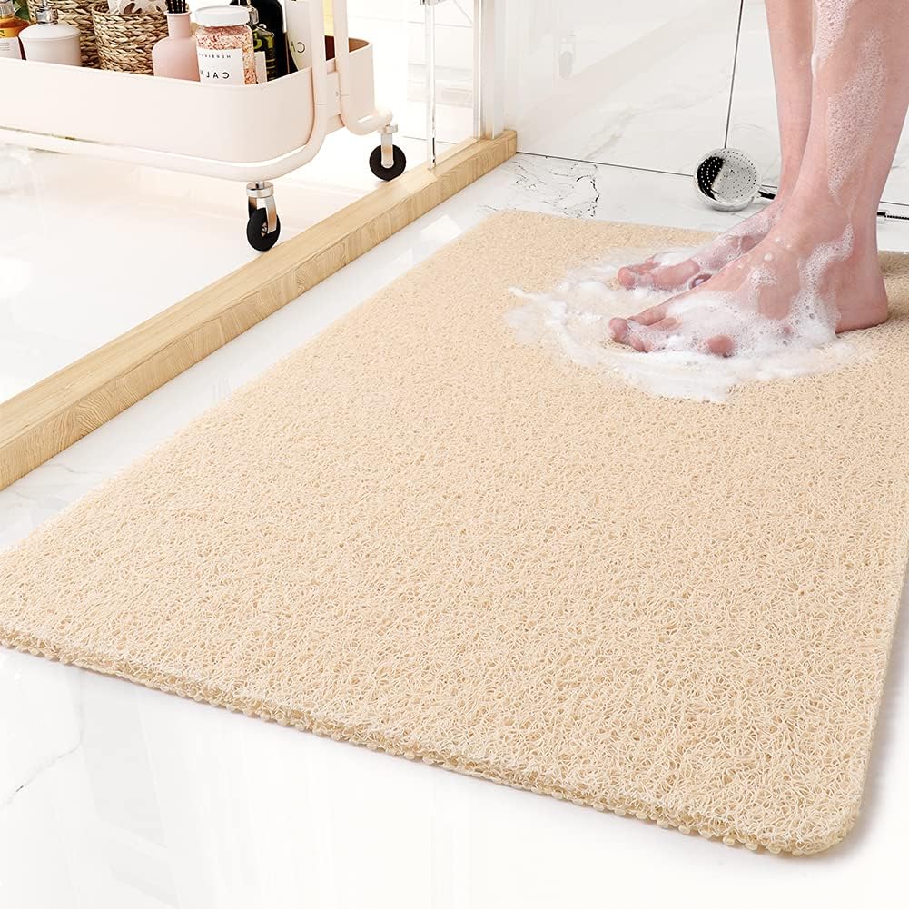 Non-Slip Bath Mat with Microban Technology – Soft Shower Mat for Enhanced Safety and Comfort, Customizable Size 3