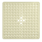 Non-Slip Bath Mat with Suction Base – Quick Drainage Shower Mat for Safety and Comfort, Square Design, Easy to Clean 0