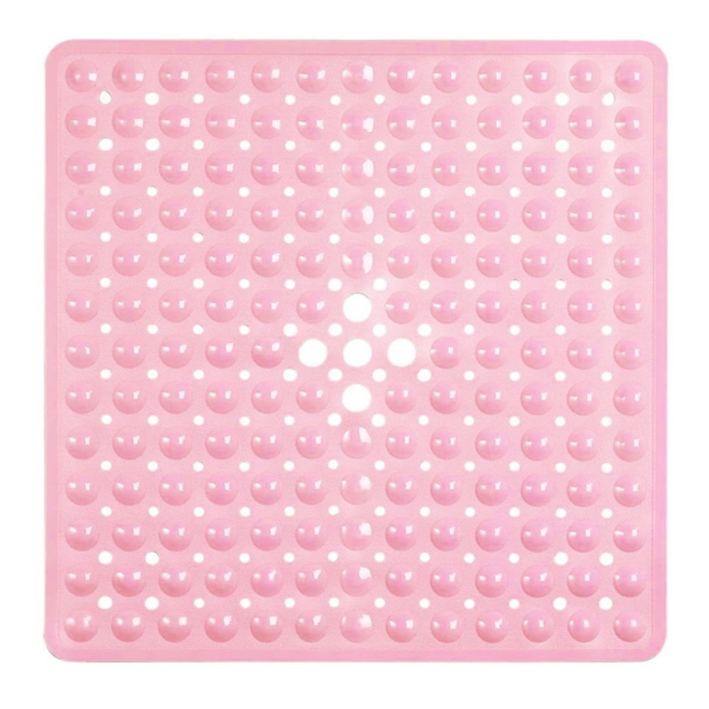 Non-Slip Bath Mat with Suction Base – Quick Drainage Shower Mat for Safety and Comfort, Square Design, Easy to Clean 6