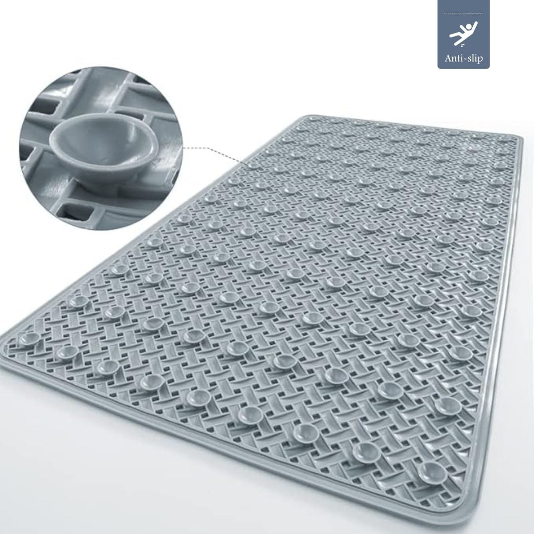 Non-Slip Bathtub Mat with Suction Cups – Safe Shower Mat for Elderly, Easy to Clean, Mold Resistant, Quick Drying, Various Colors 2