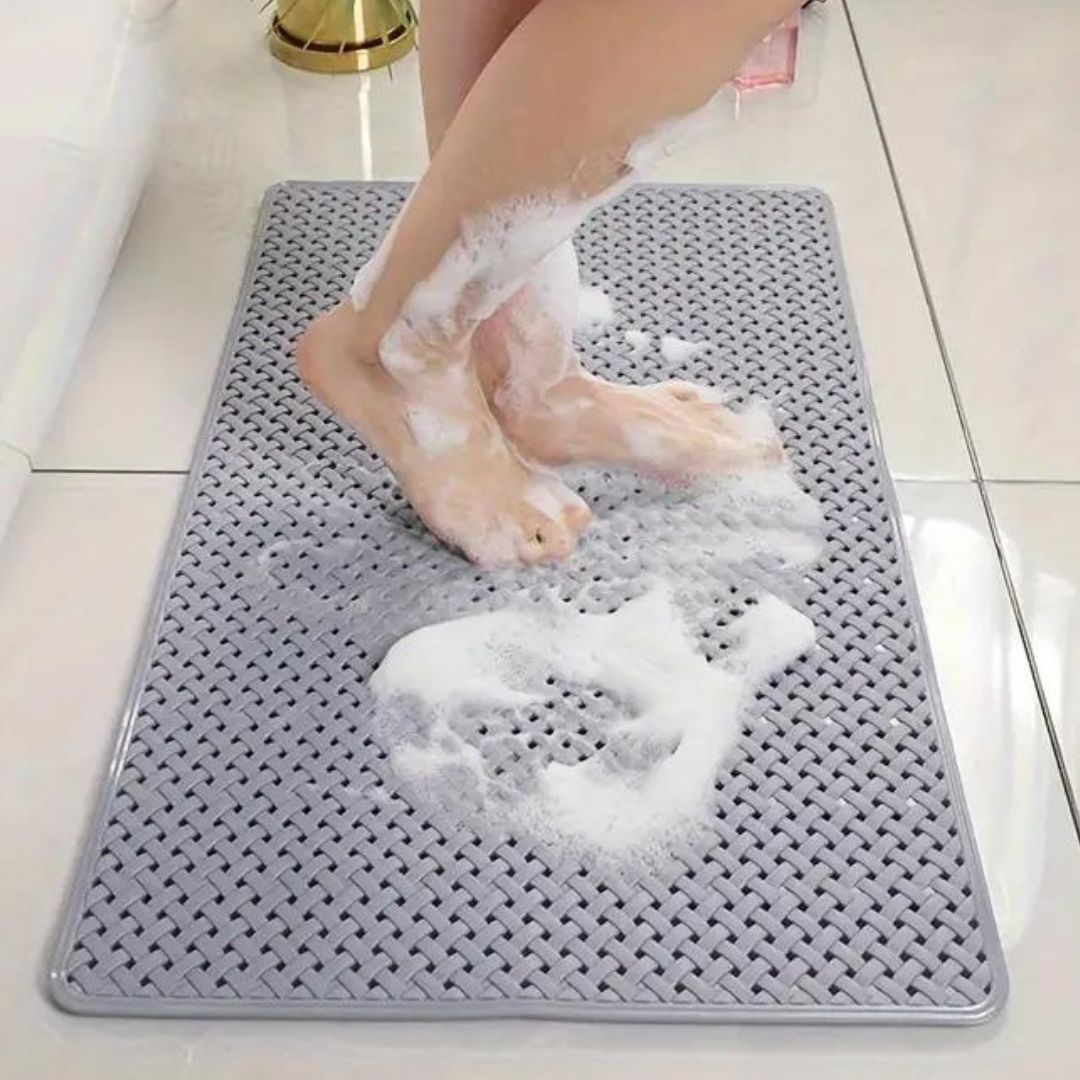 Non-Slip Bathtub Mat with Suction Cups – Safe Shower Mat for Elderly, Easy to Clean, Mold Resistant, Quick Drying, Various Colors 3