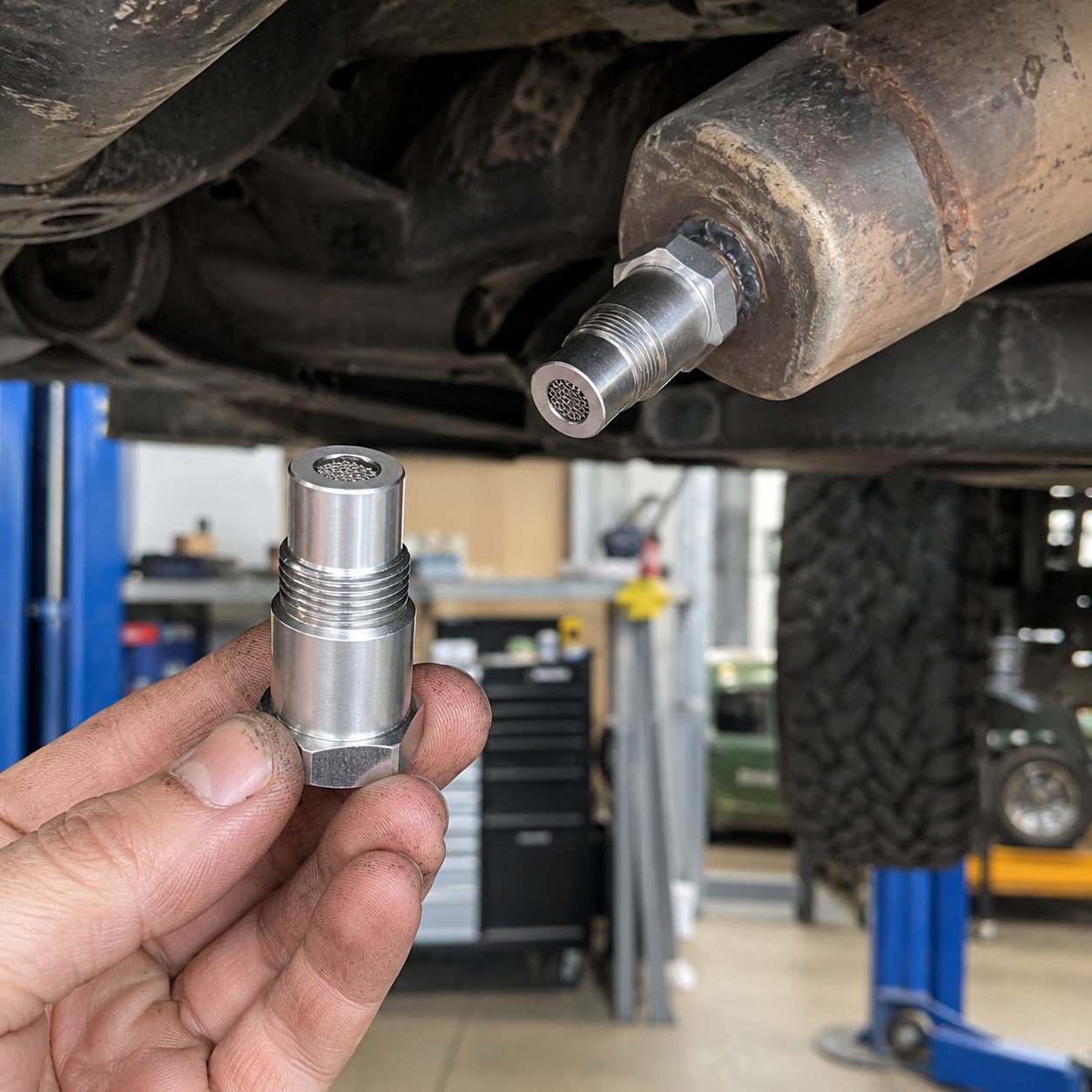 O2 Sensor Adapter for Off-Road Use with M18*1.5 Thread