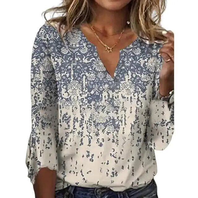 Olivia Women's Blouse | Premium Silk Cotton, Casual Long Sleeve Top 6