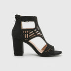 Olivia Women's Sandals | Open-Toe Block Heel with Ankle Strap 0