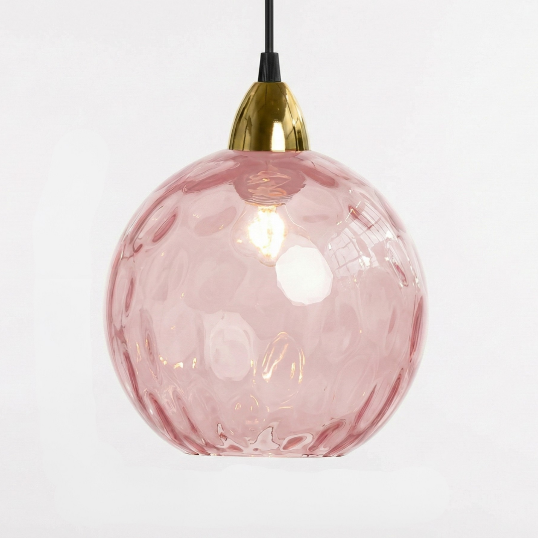OrbisVitrum Clear Glass Globe Pendant Light - Modern E27 Ceiling Lamp