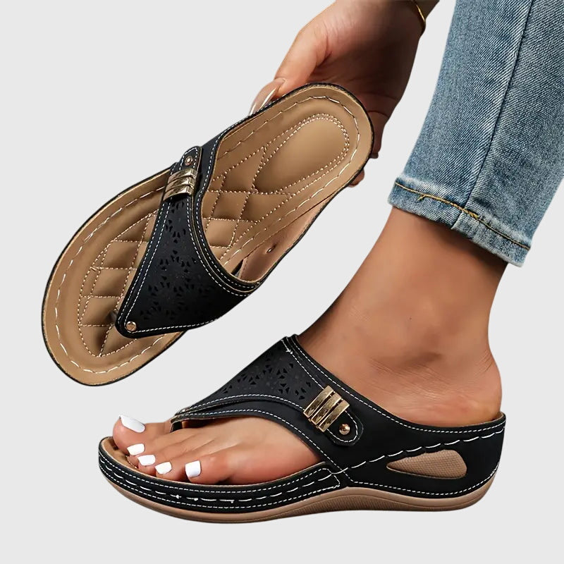 Orthopedic Sandals with Ergonomic Support and Slip-On Design – Comfortable Casual Footwear 0