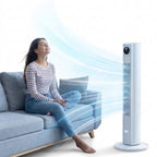 Portable Air Conditioner Tower with Remote Control and 90-Degree Oscillation for Bedroom 0