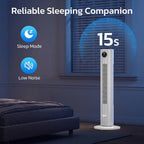 Portable Air Conditioner Tower with Remote Control and 90-Degree Oscillation for Bedroom 2