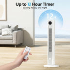 Portable Air Conditioner Tower with Remote Control and 90-Degree Oscillation for Bedroom 3