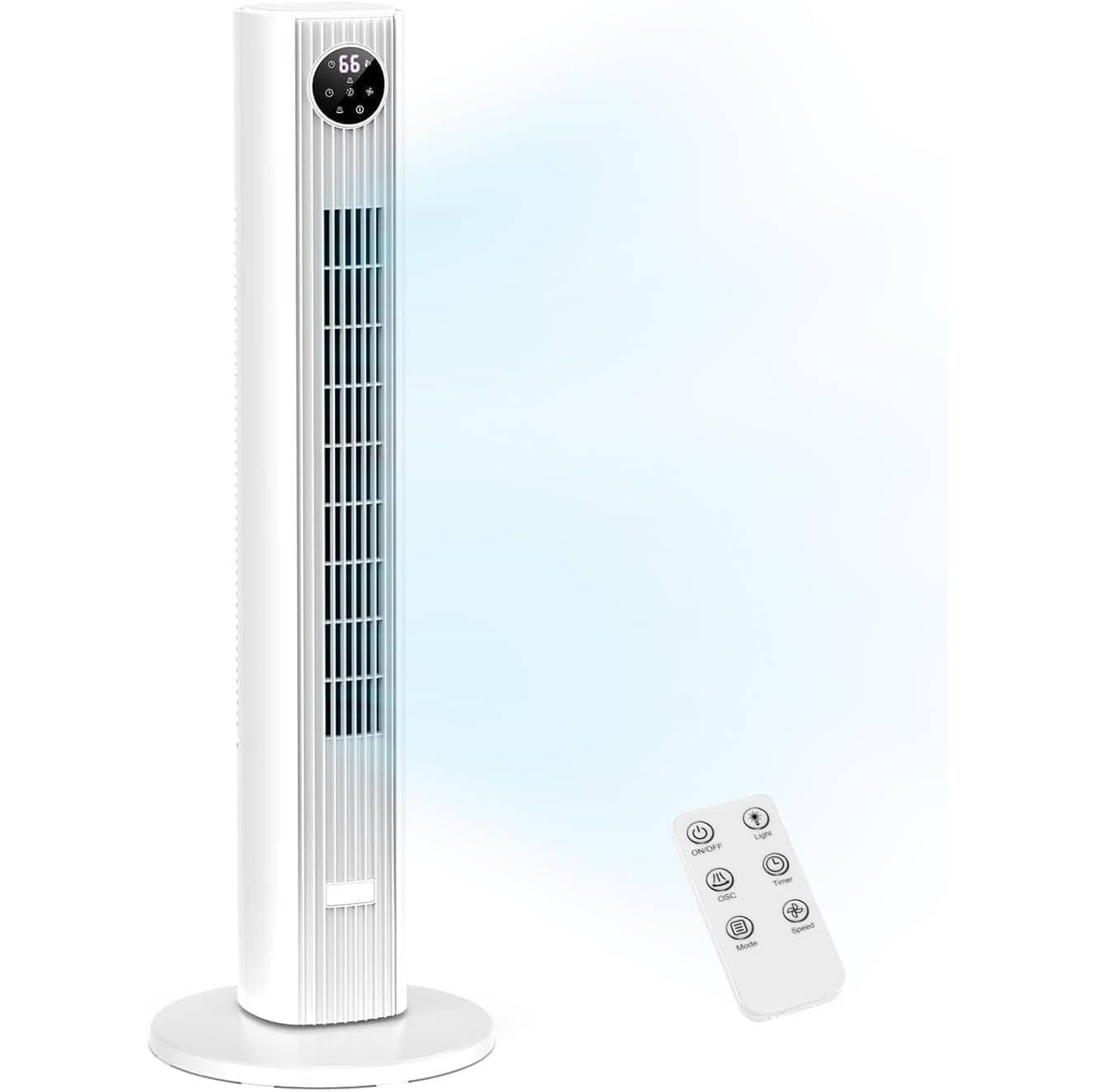 Portable Air Conditioner Tower with Remote Control and 90-Degree Oscillation for Bedroom 4