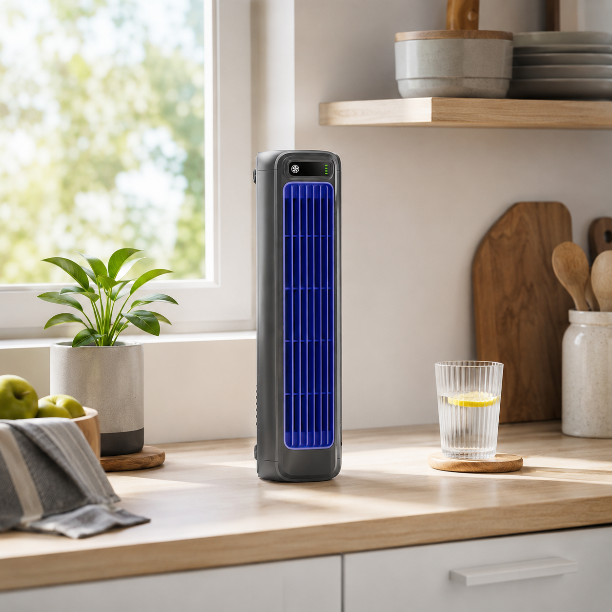 Portable Air Conditioner with Rechargeable Battery and Quiet Design